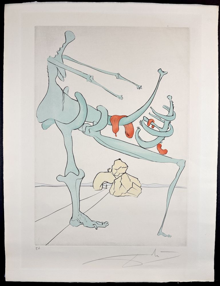 Gravure Dali - Visions de Quevedo Mother and Child