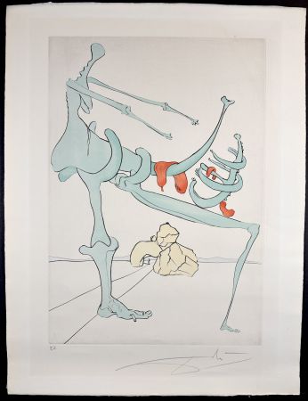 Gravure Dali - Visions de Quevedo Mother and Child