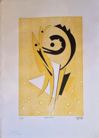 Gravure Cortelazzo - Vita, Nascita, Forza, Intelligenza, Amore, Destino