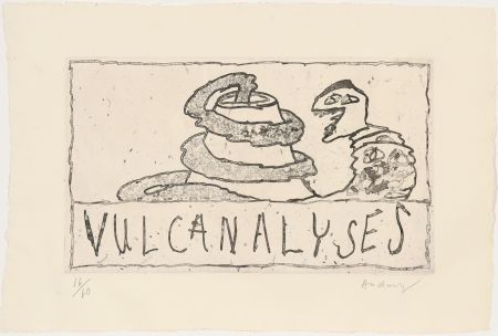 Eau-Forte Alechinsky - Vulcanalyses 01