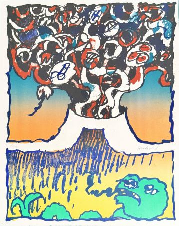 Lithographie Alechinsky - Vulcanologies III