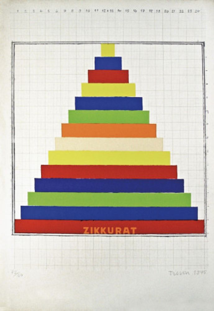 Lithographie Tilson - Zikkurat